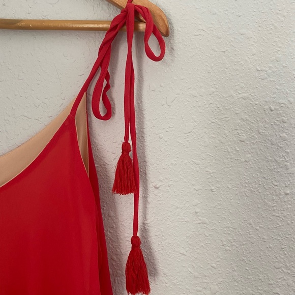 Living Doll LA Riviera Tassel Tie Colorblock Dress - Picture 5 of 7